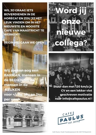 Collega's gezocht // Looking for a job?